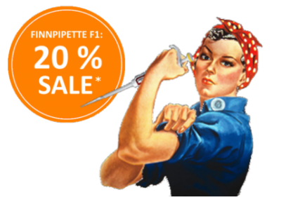 Special Offer: Sale 20 % on Finnpipette F1